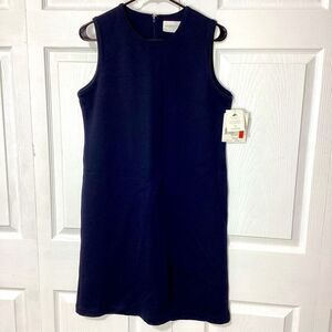 Liz Claiborne Sleeveless Dress Deep Dark Blue M NWT